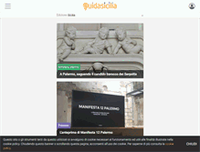 Tablet Screenshot of guidasicilia.it